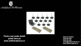 AlphaFire12QS Sistem wireless cu 12 module si 2 telecomenzi
