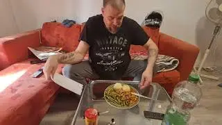 #22 Frische Bohnen mit Speck und Zwiebeln, Gyros und Klöße.