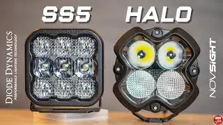 Diode Dynamics SS5 Pro против Novsight Halo 6 &mdash; сравнение светодиодных фар для бездорожья