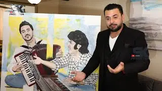 Ahmad Zahir & Haroon Sarwari by Afghan Artist Olomi
