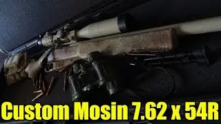 Custom mosin nagant sniper part2 shooting at 600 yards