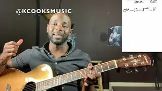 OPEN UP - DANIEL CAESAR - GUITAR TUTORIAL - @KCOOKSMUSIC