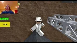 [ROBLOX: Escape The Subway Obby!] - Lets Play Collab - ZOMBIES EVERYWHERE! - Ft Fallenfalcon