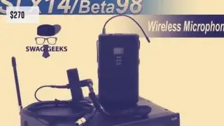 Replica Shure SLX14 / BETA 98H Instrument Wireless Microphone System 800-820MHz