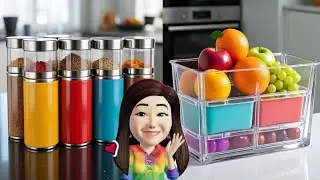 Kitchen Organization: Spice Jars, Masala Boxes & More! Best Deals UK #amazonfinds #kitchenorganizers