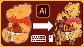 Design ANY Cartoon + Drip Effect! Adobe Illustrator Tutorial