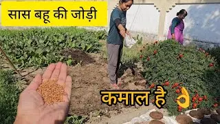 Saas bahu ko jodi gajab #minivlog #villagelife #youtubeshorts 