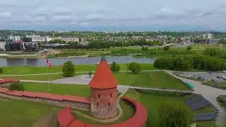 Kaunas Castle from Above | Stunning 4K Drone Views of Lithuania&rsquo;s Medieval Gem 🇱🇹