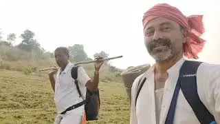 नर्मदा परिक्रमा (Day 26) गोराकॉलनीसे श्री नर्मदा सेवा आश्रम #narmadaparikrama #nature #bhajan #भक्ति