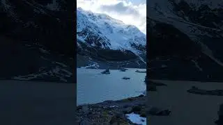 Hooker Valley in NZ during Winter