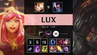Lux Top vs Yasuo - KR Master Patch 25.19