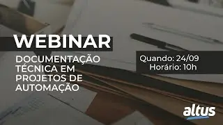 Webinar Documentação Técnica em Projetos de Automação