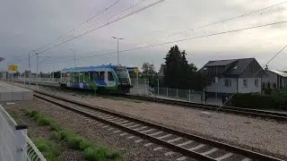 SA135-023 jako REGIO ze Stalowej Woli Płd., zatrzymuje się na stacji Rzesz&oacute;w Zachodni 19.06.2020