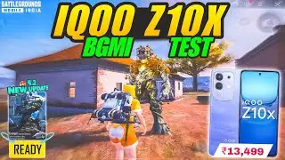 🔥iQOO Z10x BGMI Test Update 4.2 | Real FPS Meter | Smooth or Lag? 😱