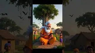 Baba Ki Kahani // Ek Mobile Baba Or Murga ki Kahani #aisbastudio #aishorts #hindishorts #aistories