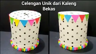 DIY Cara Membuat Celengan dari Kaleng Bekas dan Hiasan Origami | Kerajinan Tangan | Craft | Creative