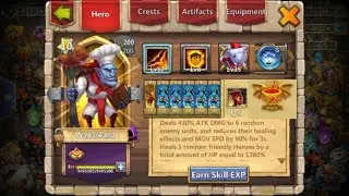 12 Skill | Walla Walla | Flameguard | Top 10 | Lost Battlefield | Gameplay | Castle Clash
