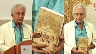 Naseeruddin shah at the book launch of beloved Delhi