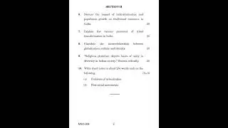 MSO - 004   June 2022 Question Paper