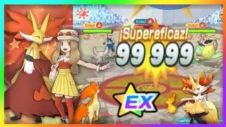 Serena & Delphox EX 99,999k + TABLERO | POKEMON MASTERS EX