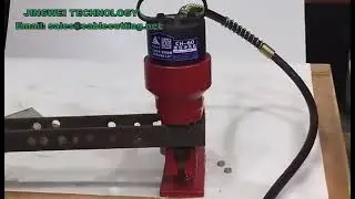 Flat iron copper plate punching hole machine Angle steel punch tool Hydraulic hand metal sheet punch
