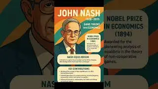 John Nash | Game Theory & Nash Equilibrium Explained | A Beautiful Mind | eco9mix #reels #shorts