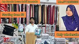 🔥 AM Dupatta House Hubli &ndash; Wholesale & own Manufacturer hijab. Dupatta mo.9712850333