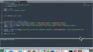 How to make a clickable button in Python