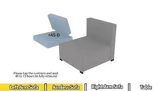Ovios Outdoor Sectional HOP Series Assembly Video