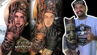 FECHAMENTO LATERAL EM UMA UNICA SESSÃO, MAIS DE 10 HORAS DE TATTOO ( MULHER PIRATA COM CAVEIRA )