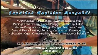 OPTIMALISASI KESEHATAN HEWAN SEBAGAI UPAYA PENINGKATAN PRODUKTIVITAS PENGGEMUKAN SAPI LOKAL_KMM MPET