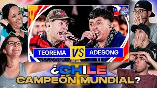 🔴¡TEOREMA Y EL MENOR A LA INTER! - COLOMBIANOS REACCIONAN a TEOREMA vs ADESONG [RED BULL CHILE 2025]