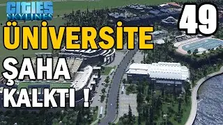 Bu &Uuml;niversite Dizaynı Şehri U&ccedil;urdu! Cities Skylines İstanbul #49