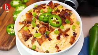 Crockpot Jalape&ntilde;o Popper Dip with Bacon