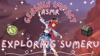 ASMR | first time exploring sumeru ₊˚⊹ clicking & keyboard sounds ⊹₊⟡ genshin impact
