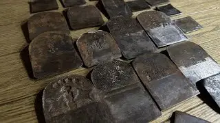 ASMR Unboxing of old Japanese tools Kanna | Late night