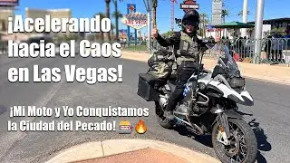 Visitamos Las Vegas 🃏💸🍀  🇺🇸 Viaje de 🇨🇦  a México 🇲🇽 en moto 🏍️