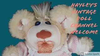 Adult Doll Collector Vintage Furskin Bear Baby Thistle SY Factory🐻