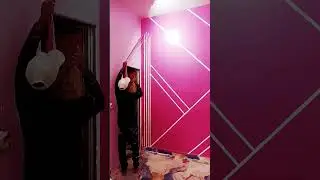 Wall penting tep dizayen #asianpaints #bergerpaint #indigo #nerolacpaints #putty #colors #design