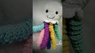 Polvinho colorido 🐙🌈 #amigurumi #artesanato #sobencomenda #viralshorts #polvinho