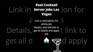 Pool Cocktail Server Jobs Las Vegas | Las Vegas jobs 2021 2022 | #shorts