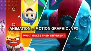 Difference Between VFX Animation And Motion Graphics FX Learning in Hindi #animation #VFX #Editing