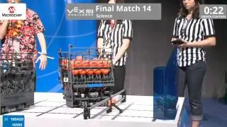 VEX Worlds 2016 - VEXIQ Middle School - Science - Finals 14 (10543D 10595) 150