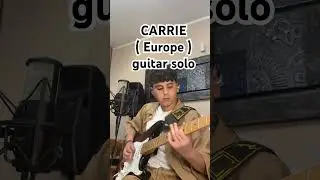 CARRIE guitar solo Matteo Trullu