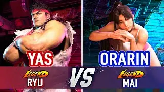 SF6 🤜 YAS (Ryu) vs Orarin (Mai) 🤛 Street Fighter 6 High Level Gameplay