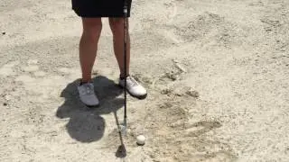 Bunker Tips:  How to Hit a Shot Out of Hard Sand