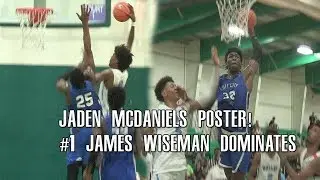 Jaden McDaniels With A Mean POSTER!! #1 James Wiseman And DJ Jeffries Dominate Full Highlights