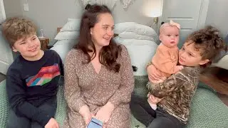 Asking the Boys About Their New Baby Sister! (5 Month Update)