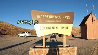 Independence Pass, Continental Divide! Colorado