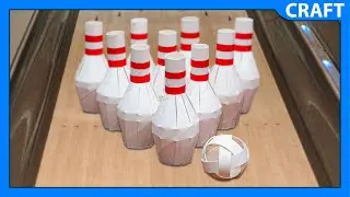 DIY Bowling Game | Toilet Paper Rolls | FREE Toys